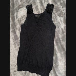 BCBG  V-Neck Tank - Silk, Cotton, Cashmere